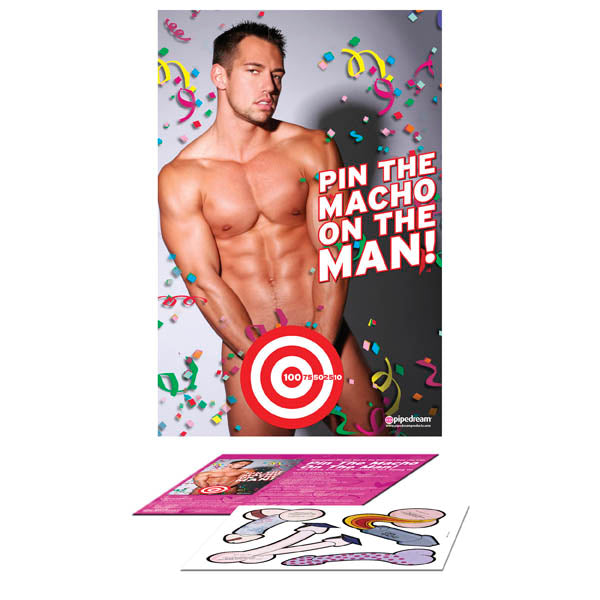 Bachelorette Party Favors Pin The Macho On The Man Game > Novelties > Bachelor & Bachelorette Items Main image