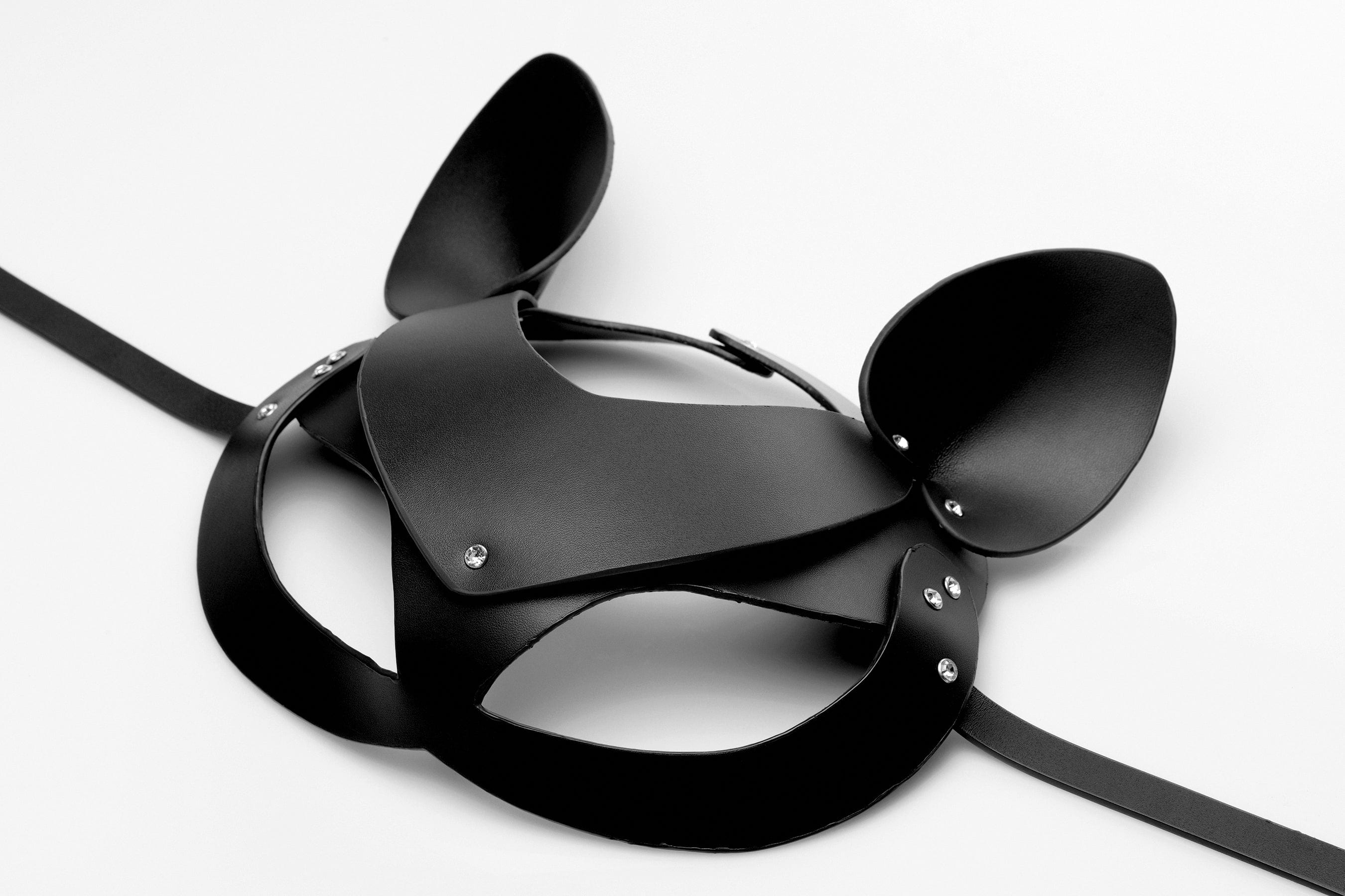 Bad Kitten Leather Cat Mask > Bondage Gear > Masks Main image