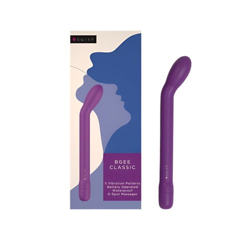 Bgee Classic Purple 7 Inch G-Spot Magic Wand Vibrator Vibrators - G Spot