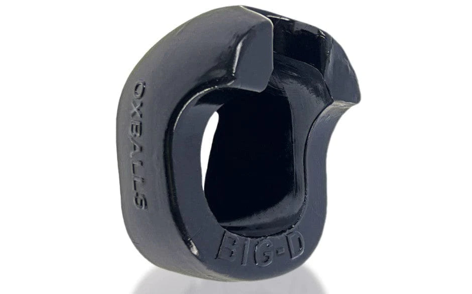 Big D Shaft Grip Cock Ring Black > Cock Ring > Single Main image