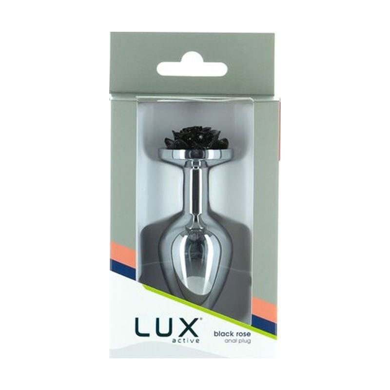 Black Rose 3 Inch Metal Butt Plug Secondary image