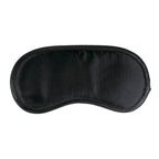 Black Satin Eye Mask – Smooth Sensory Deprivation Blindfold Accessory > Bondage Gear > Blindfolds