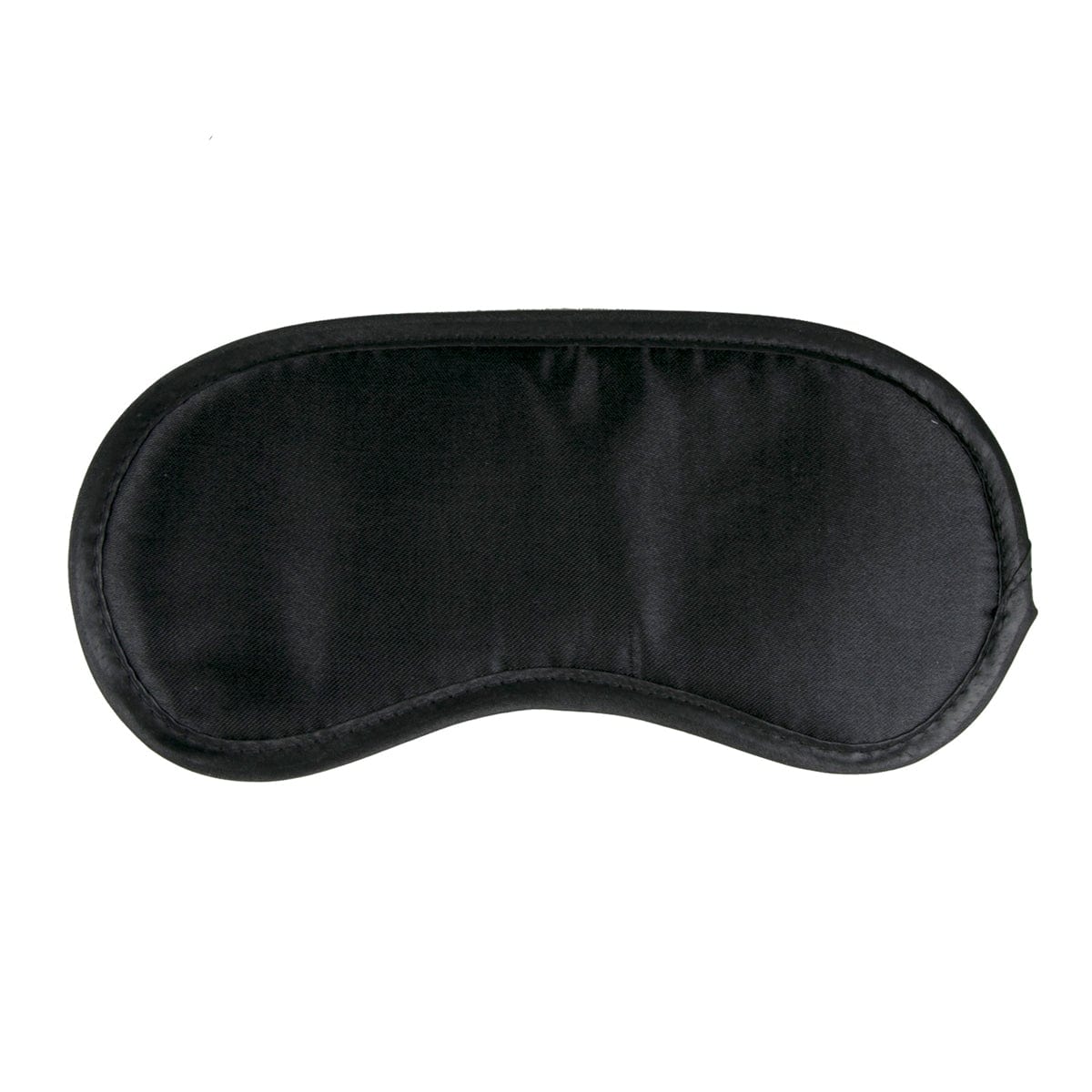 Black Satin Eye Mask – Smooth Sensory Deprivation Blindfold Accessory > Bondage Gear > Blindfolds
