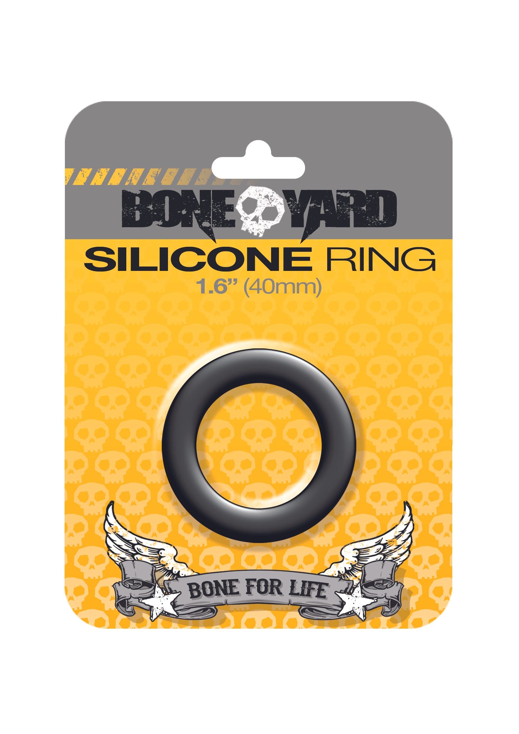 Boneyard Silicone Ring 40mm Black for Men COCK RINGS