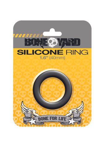 Boneyard Silicone Ring 40mm Black for Men COCK RINGS