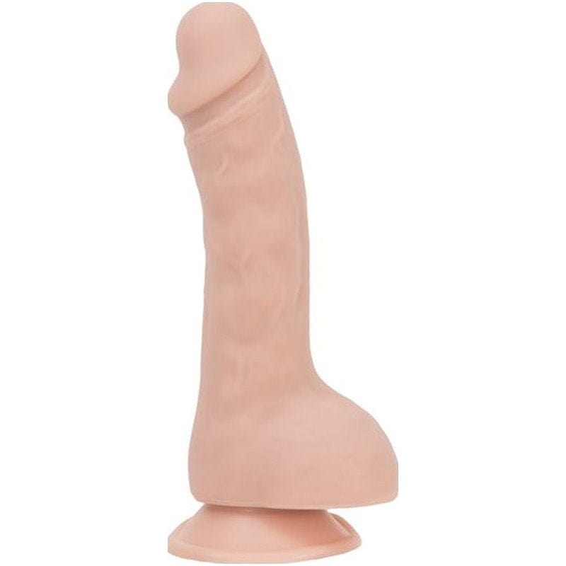 Brad 7.5in Dong Beige - Realistic Silicone Pleasure Tool Dongs Realistic