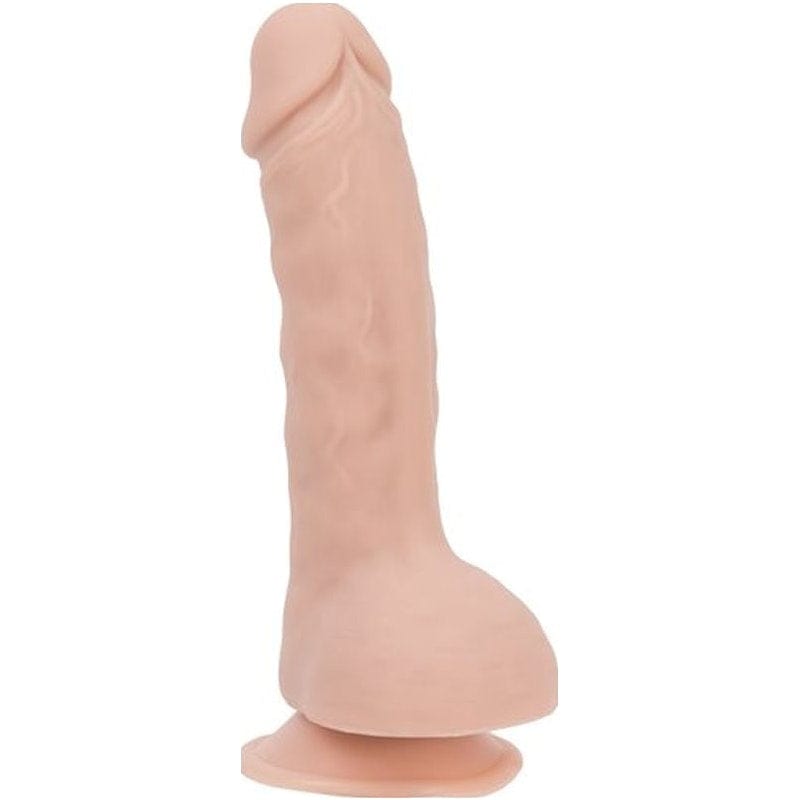 Brad 7.5in Dong Beige - Realistic Silicone Pleasure Tool Dongs Realistic