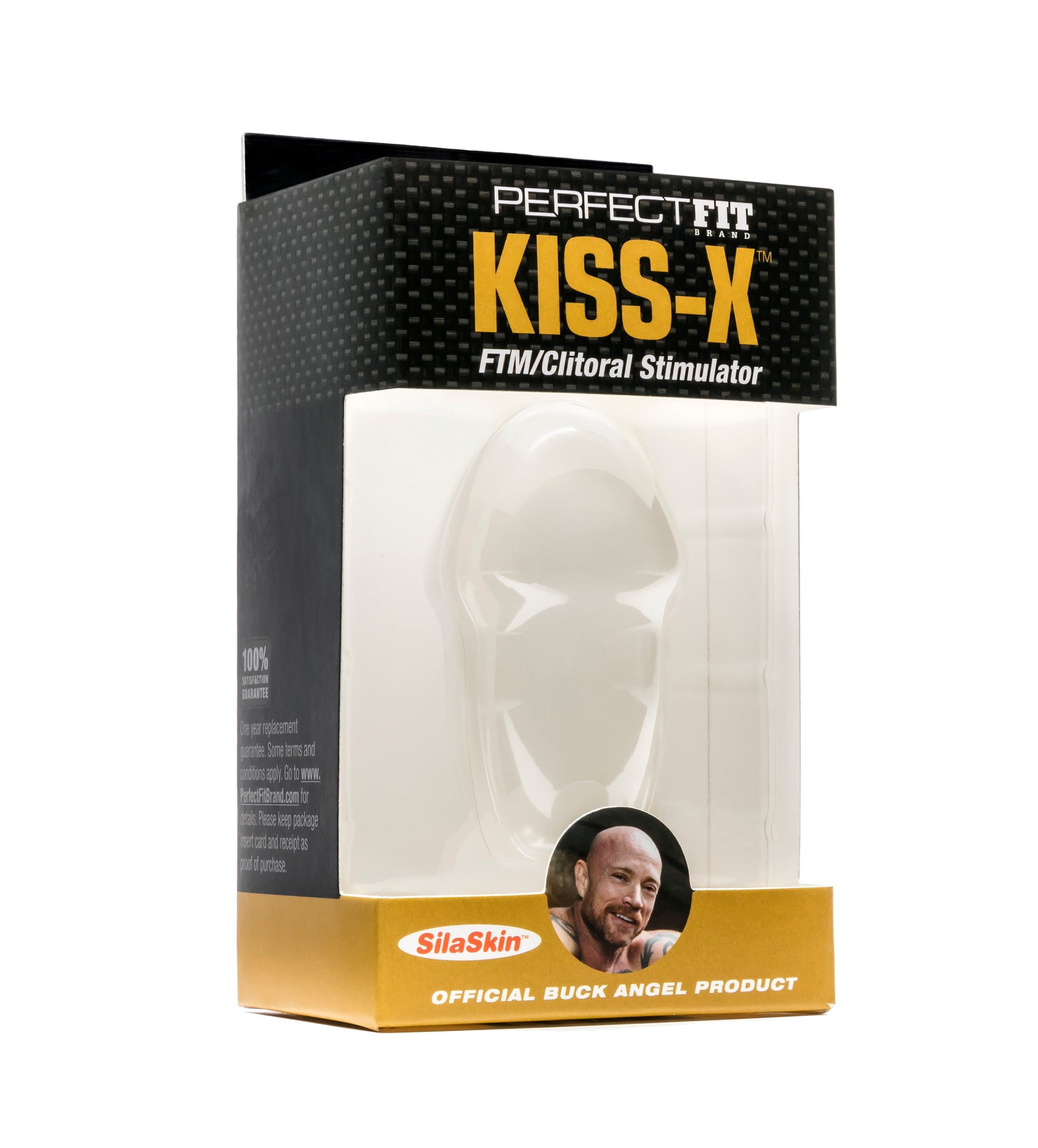 Buck Angel KissX Clear Snug Fit Stroker for Transmen GENDER EXPRESSION