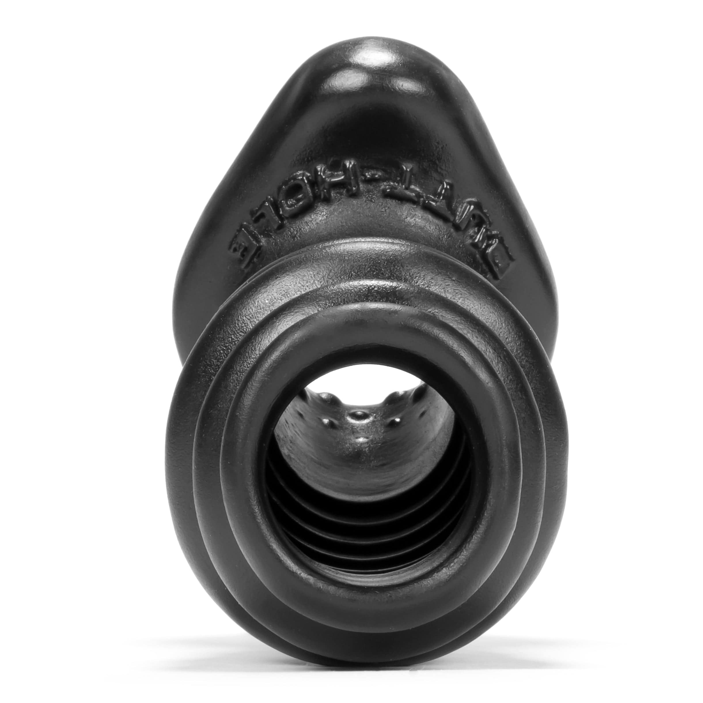 Butthole 2 Hollow Plug Medium Black Silicone Secondary image
