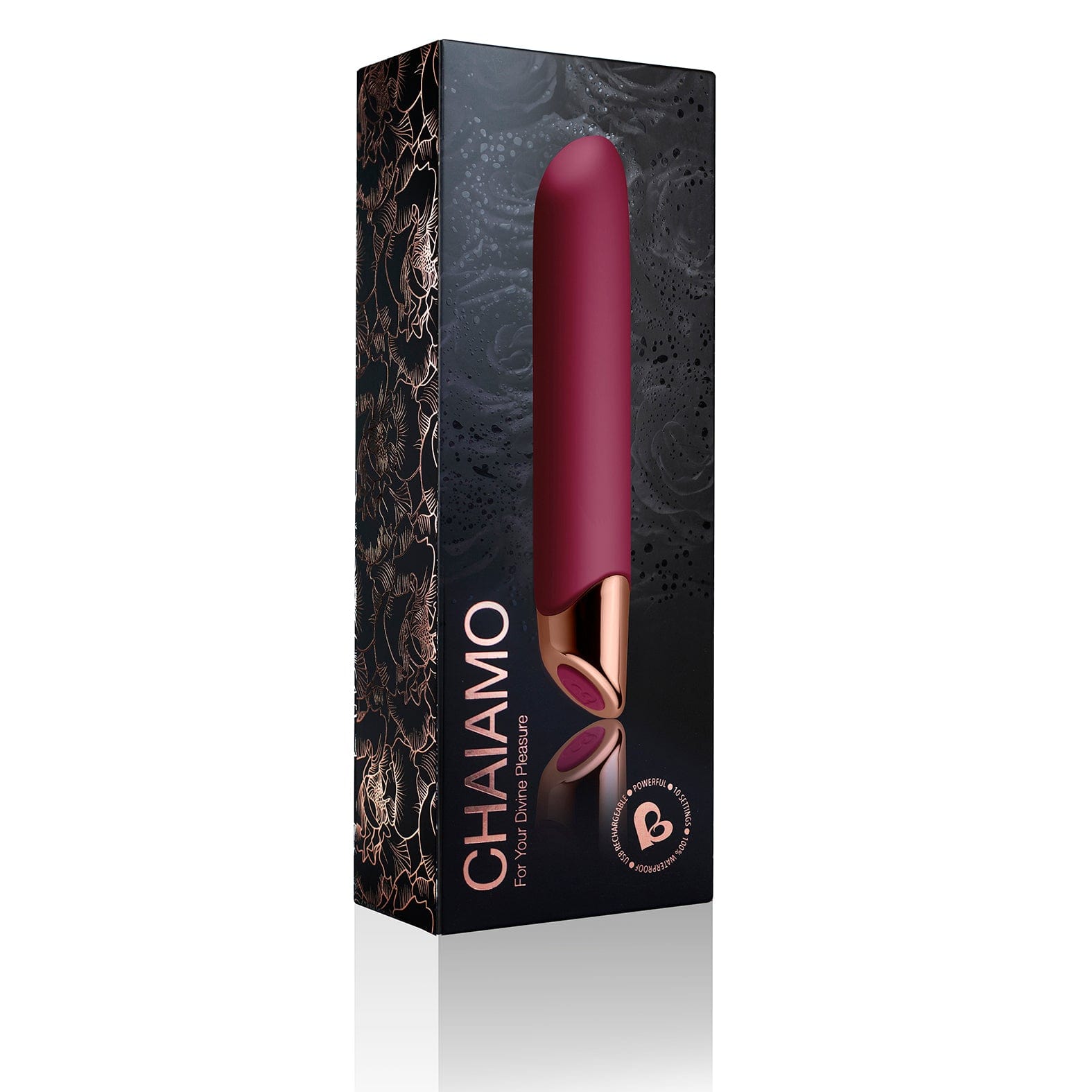 Chaiamo Rechargeable Sensory Vibrator – Burgundy Rechargeable Vibrator > Vibrators > Mini Vibrators