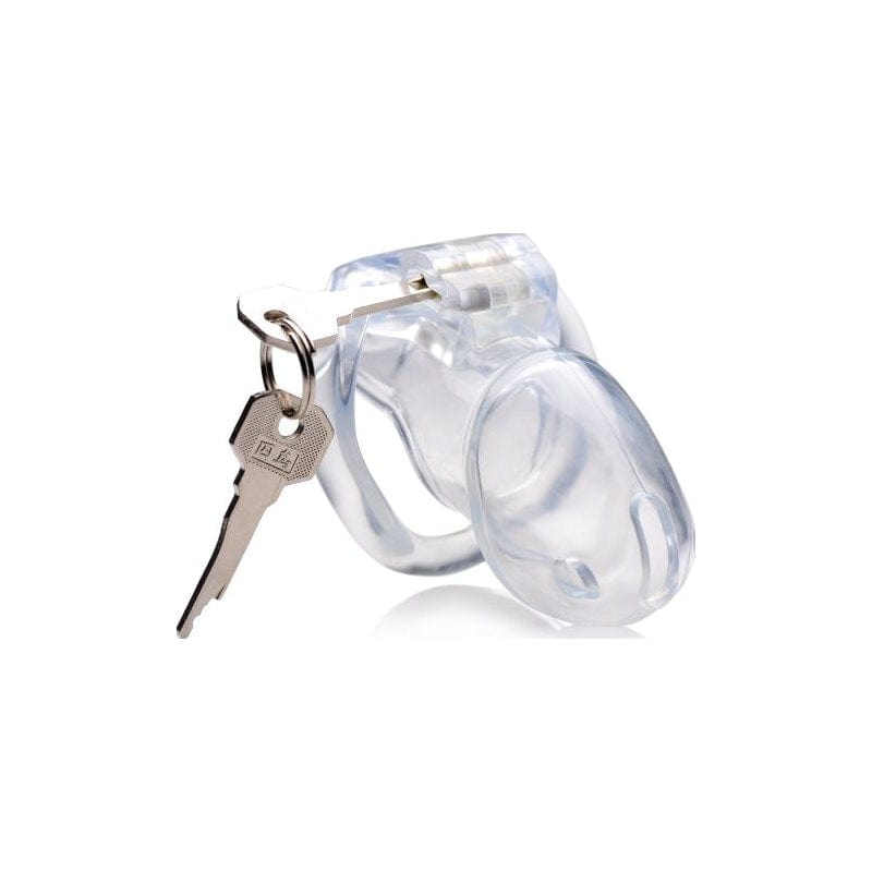 Clear Captor Chastity Cage Medium – Precision Engineered Comfortable Chastity Device > Bondage Gear > Male Chastity