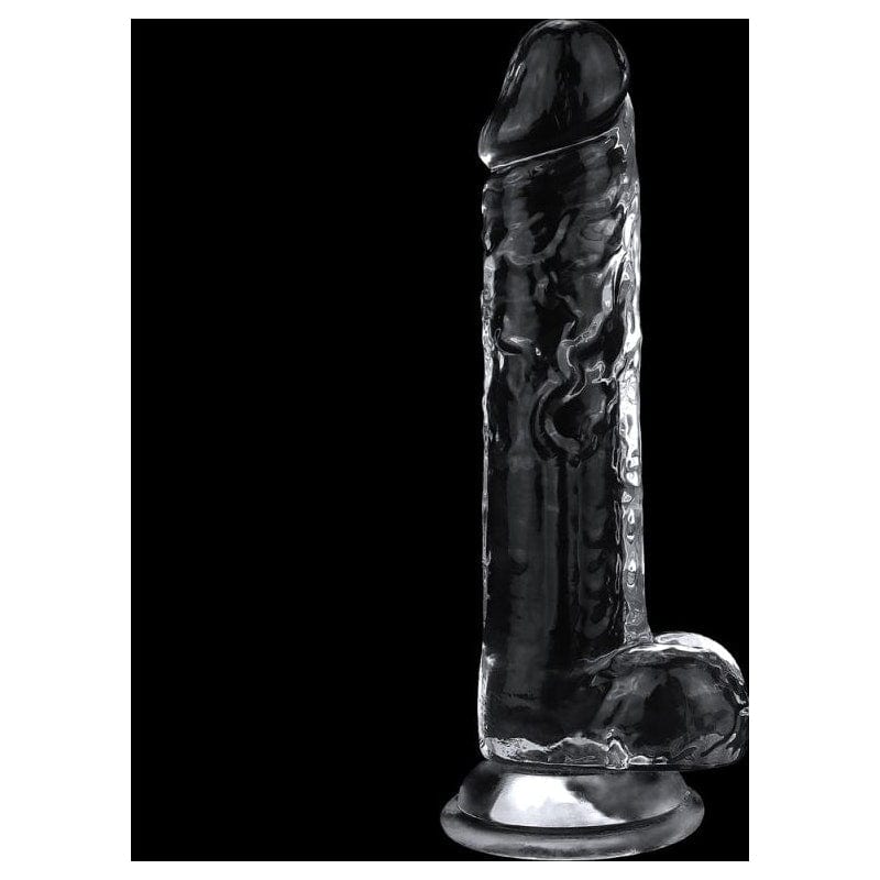 Clear 7.5 Inch Realistic Flexible Skin-Safe Dildo Adult Toy > Dildos > Realistic Dildos