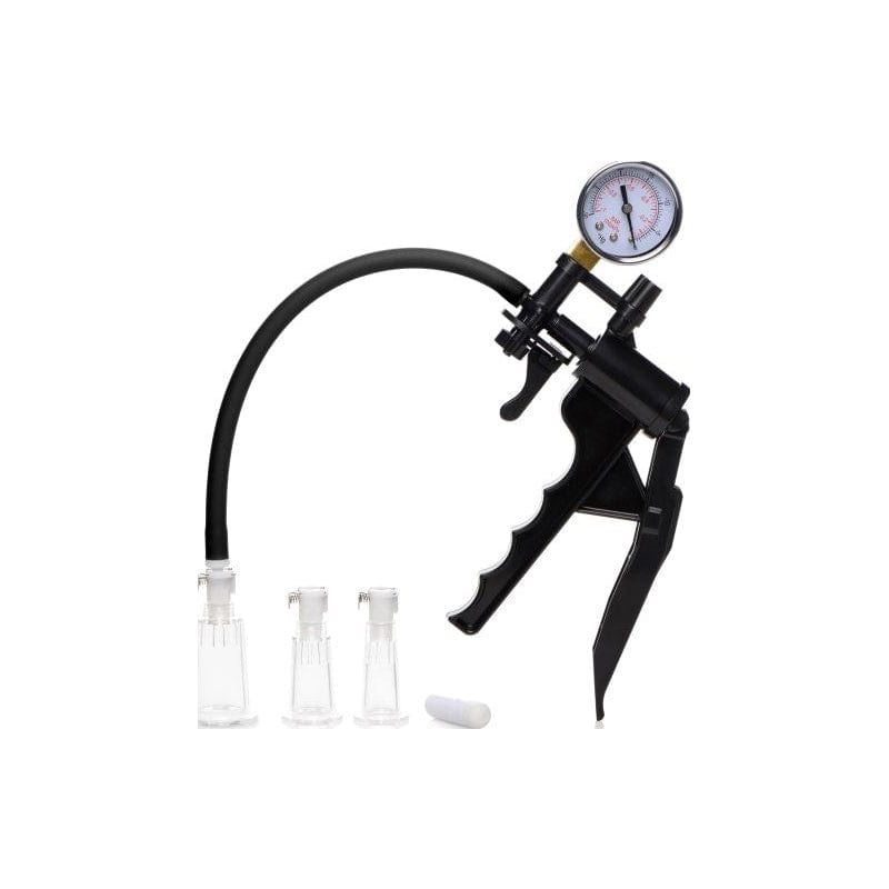 Clitoral Pumping System Clear with Small Medium Large Cylinders Female Pumps