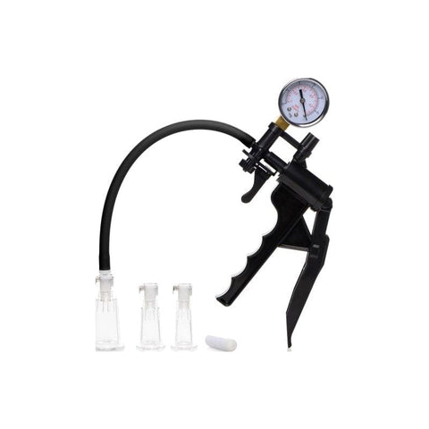 Clitoral Pumping System Clear with Small Medium Large Cylinders Female Pumps