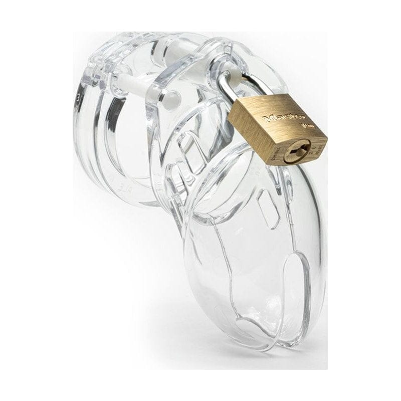 Cockcage CB-6000S Clear 3.25 Inch Medical-Grade Chastity Cage Secondary image