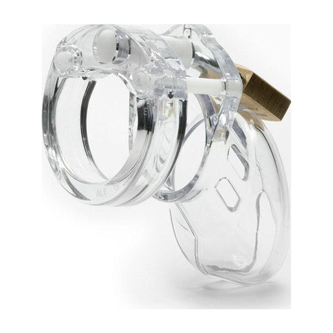 Cockcage CB-6000S Clear 3.25 Inch Medical-Grade Chastity Cage Cages
