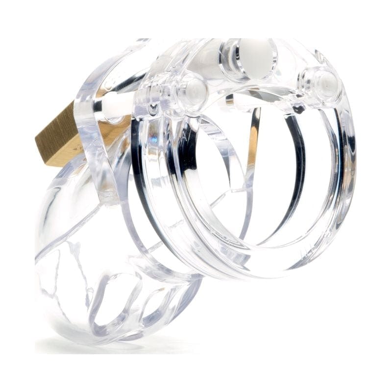 Cockcage Mr Stubb Clear 1.75 Inch Length Male Chastity Device Restraint Secondary image
