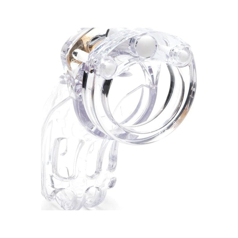 Cockcage The Curve Clear Chastity Device 9.5cm x 3.8cm Secondary image