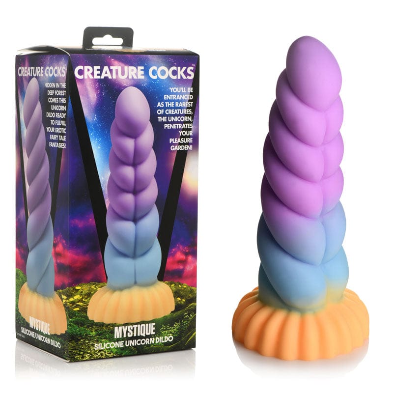 Creature Cocks Mystique Silicone Unicorn Dildo 8" (21cm) Secondary image