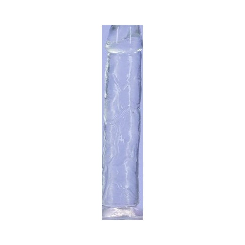 Crystal Dildo Straight 9 Inch Clear Transparent > Dildos > Large Dildos