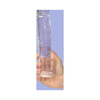 Crystal Dildo Straight 9 Inch Clear Transparent > Dildos > Large Dildos