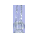 Crystal Dildo with Balls 8 Inch Clear > Dildos > Realistic Dildos