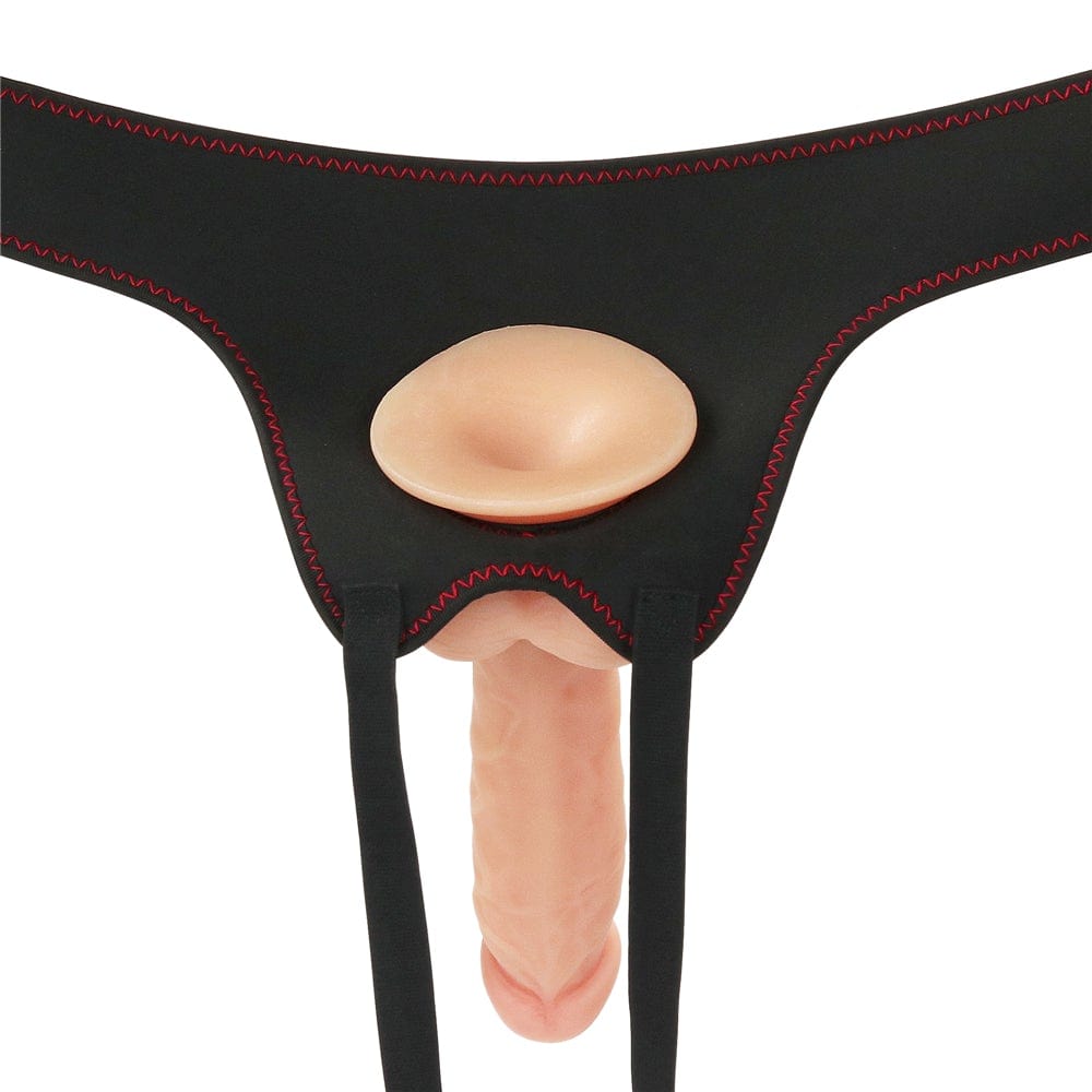 Easy Strap-on Set 7.5" (Flesh) > Dildos > Strap On Harnesses