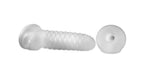 Fat Boy Checker Plate Sheath 7.5 Inch – Textured Sheath Enhancing Girth by 0.7 Inch > Sex Toys For Men > Penis Sleeves