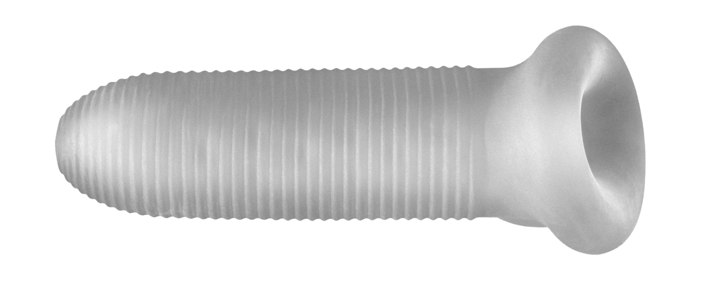 Fat Boy Micro Rib Penis Sheath 5.5 Inch –  Adding 0.7 Inches of Girth Secondary image