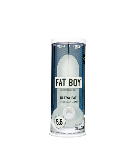Fat Boy Original Ultra Fat Sheath 5.5in - Adds 1 Inch of Girth Clear SLEEVES