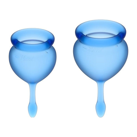 Feel Good Menstrual Cup Dark Blue 2pcs Personal Care