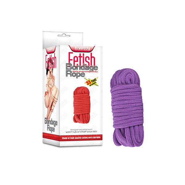 Fetish Bondage Rope Purple 10 Meter Length Purple Rope
