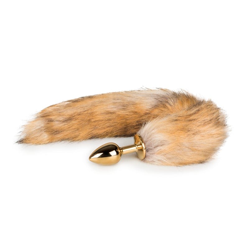 Fox Tail No 1 Gold Plug > Anal Range > Tail Butt Plugs