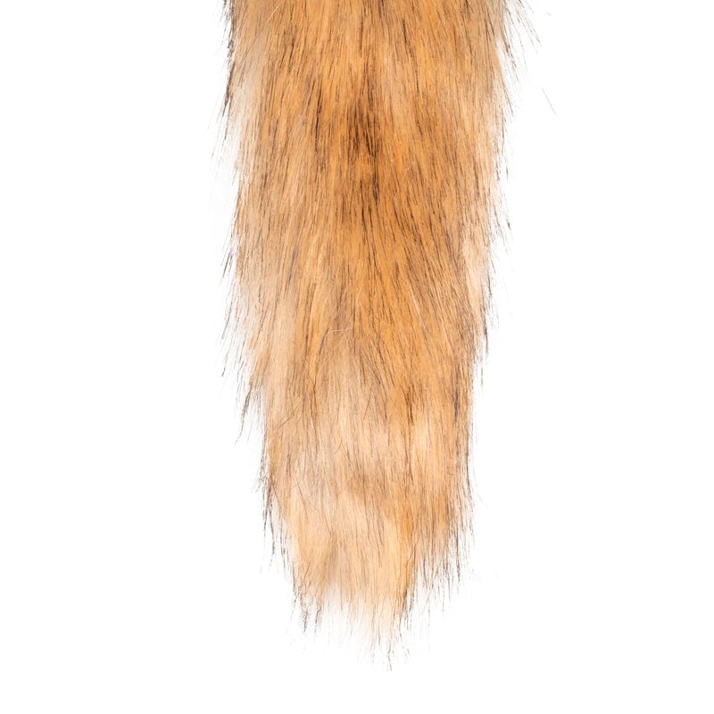 Fox Tail No 1 Silver Plug with Faux Fur Tail and Aluminum Butt Plug Secondary image