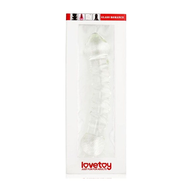 Glass Romance 5 Clear 7 Inch Smooth Glass Dildo Unique Sensation Adult Toy > Glass > Dildos