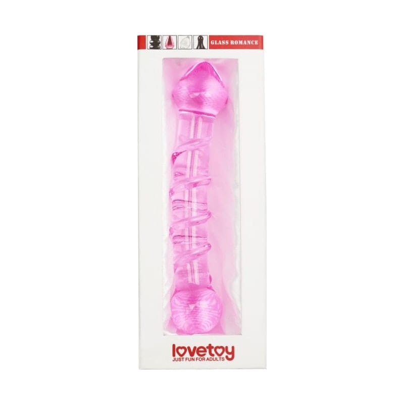 Glass Romance 5 Pink 7in Luxury Glass Dildo 7 Inches Secondary image