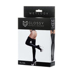 Glossy Wetlook Stockings w Lace Insert Eliza > Clothes > Womens Latex
