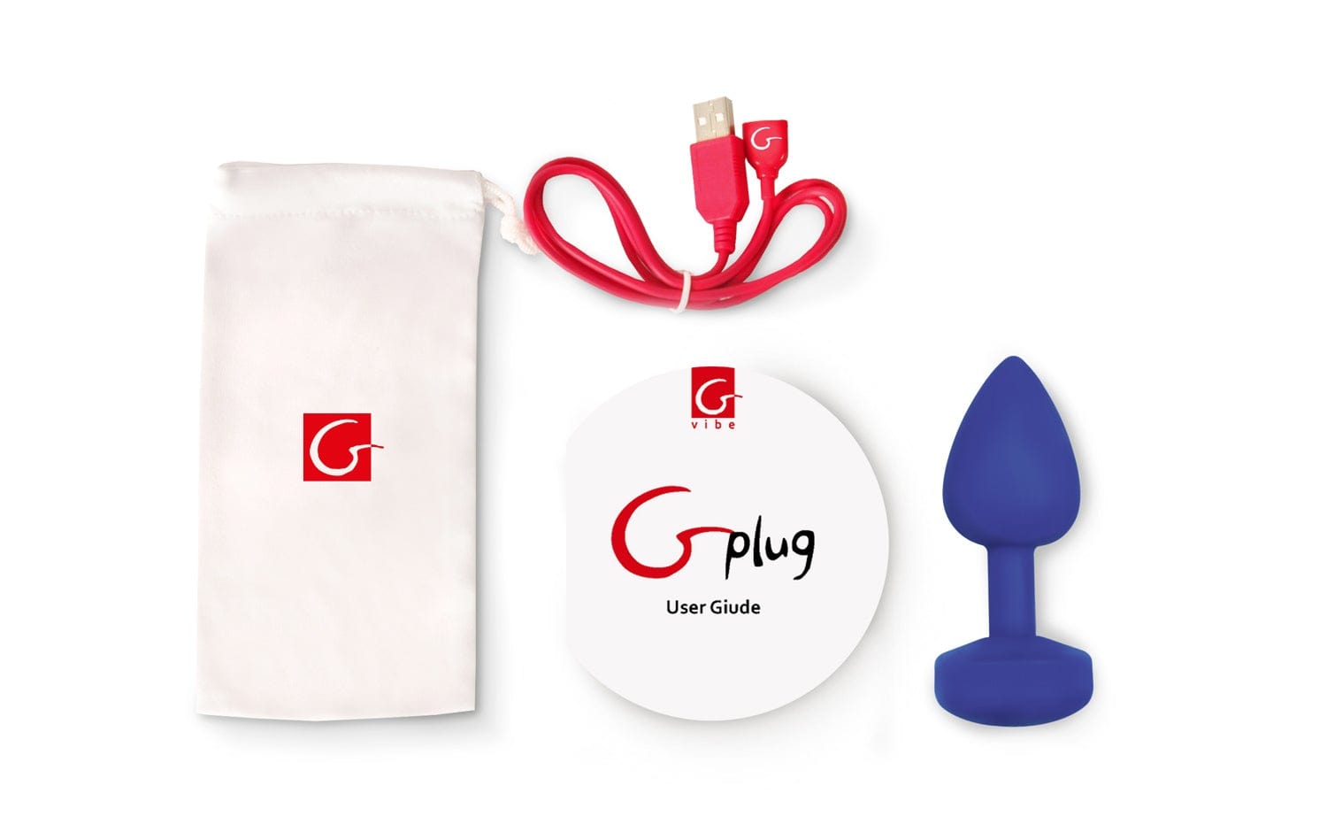 Gplug Large Navy Blue 3.9 cm Bioskin Pleasure Plug Secondary image