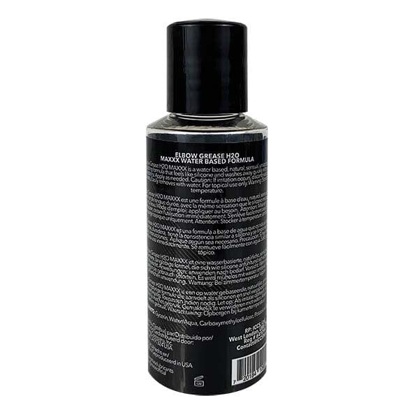 H2O Maxxx Lubricant Gel Disc Cap 8.5oz Water-Based Secondary image