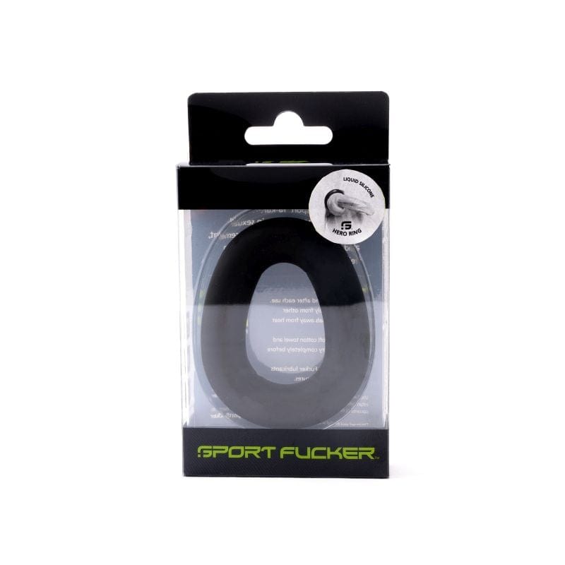 Hero Ring (Black) – Comfortable Cock and Ball Ring Secondary image