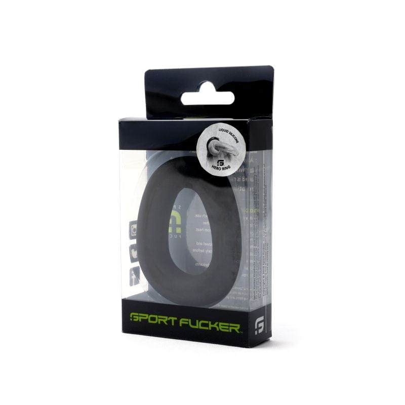 Hero Ring (Black) – Comfortable Cock and Ball Ring Secondary image