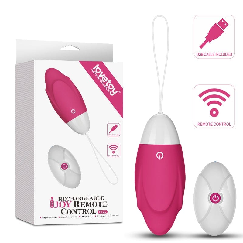 Ijoy Wireless Remote Control Pleasure Egg Pink > Sex Toys For Ladies > Vibrating Eggs