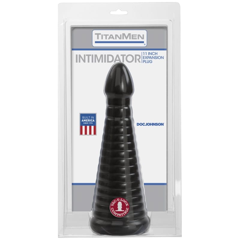 Intimidator Black 11 Inch Anal Toy for Intense Pleasure Dongs Big