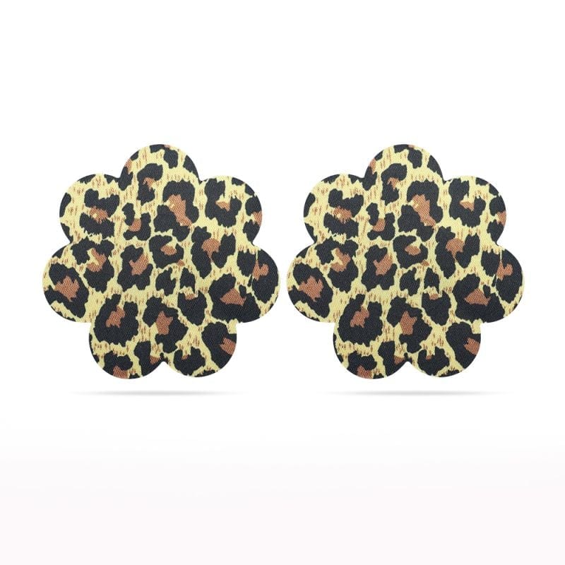 Leopard Print Nipple Pasties Twin Pack – Adhesive Fashion Accessories > Clothes > Pasties