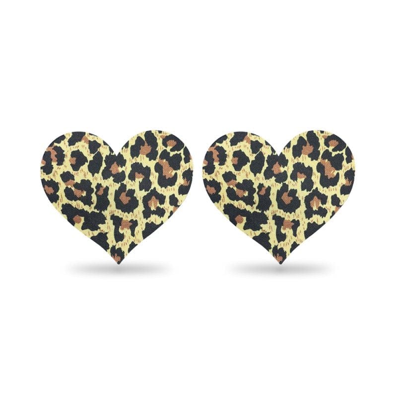 Leopard Print Nipple Pasties Twin Pack – Adhesive Fashion Accessories > Clothes > Pasties