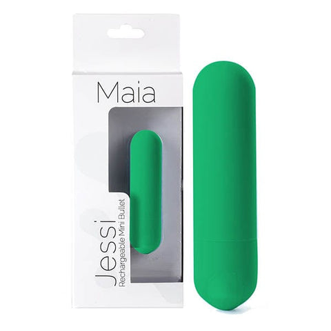 Maia Jessi - Emerald 7.6 cm USB Rechargeable Bullet Green BULLETS