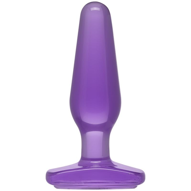 Medium Butt Plug Purple 5 Inch Crystal Jellies Toy > Anal Range > Butt Plugs Main image