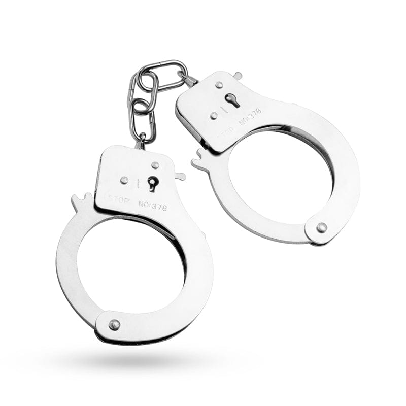 Metal Cuffs Silver Bondage Accessories > Bondage Gear > Handcuffs