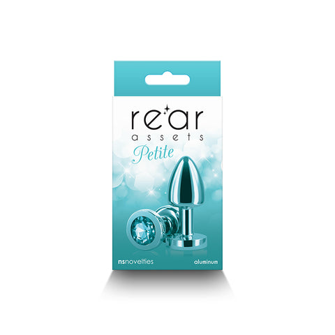 Rear Assets Petite Anal Toy in Teal for Beginners > Anal Range > Jewel Butt Plugs