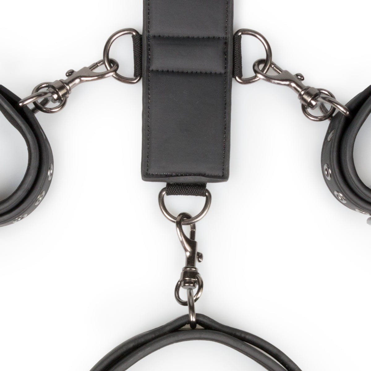 Neck and Wrist Restraint Bondage Kit with Harness Strap Handcuffs and Collar > Bondage Gear > Restraints